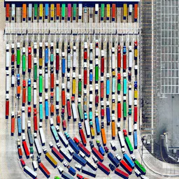 Port of Los Angeles Trucks