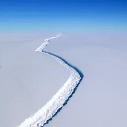 Larsen C Ice Shelf Crack